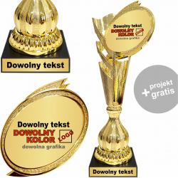 Puchar złoty z personalizowaną tabliczką 31,5...