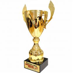 Puchar złoty z personalizowaną tabliczką 32 cm...