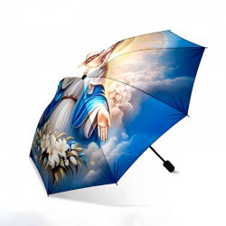 Parasol składany Maryja religijny damski automat