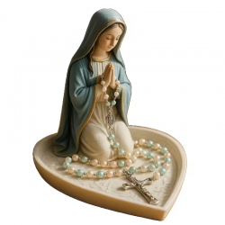 Stojak na różaniec figurka Maryi dekoracja...