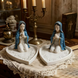 Stojak na różaniec figurka Maryi dekoracja...