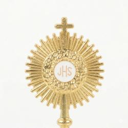 Figurka IHS na tort komunia dekoracja złota hostia