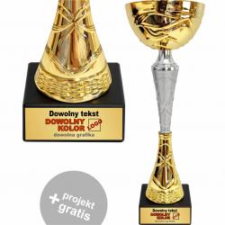 Puchar złoty z personalizowaną tabliczką 29 cm...