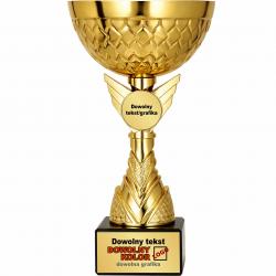 Puchar złoty z personalizowaną tabliczką 22 cm...