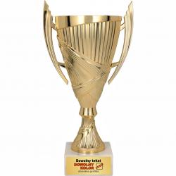 Puchar złoty z personalizowaną tabliczką 19 cm...
