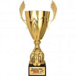 Puchar złoty z personalizowaną tabliczką 32 cm...