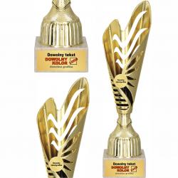 Puchar złoty z personalizowaną tabliczką 31 cm...
