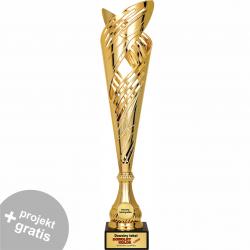 Puchar złoty z personalizowaną tabliczką 41 cm...