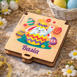 Prezent na Wielkanoc gra z IMIENIEM kółko i...