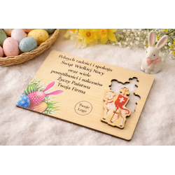 Kartka świateczna firmowa na Wielkanoc z...