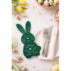 Wielkanocne etui na sztućce - z zajączkiem