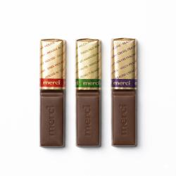 Czekoladka Merci 1 szt na podziękowanie dla gości