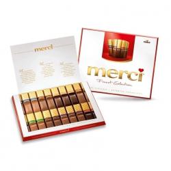Czekoladka Merci 1 szt na podziękowanie dla gości