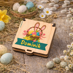 Gra kółko i krzyżyk wielkanocna z imieniem...