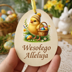 Magnes Wielkanocny Jajko Kurczaczek Wesołego...
