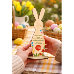 Personalizowana kartka na Wielkanoc w kształcie...