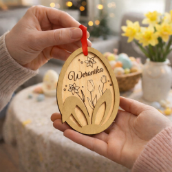 Grawerowana ozdoba na Wielkanoc z imieniem...