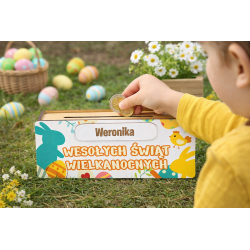 Skarbonka wielkanocna z imieniem grawer prezent...