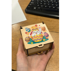 Pudełko wielkanocne na słodycze z imieniem...