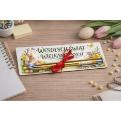 Zakładka do książki z długopisem i imieniem...