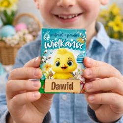Gra Piotruś wielkanocna z imieniem dziecka...