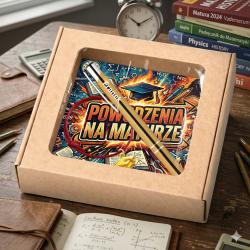 Zestaw na maturę bransoletka długopis z imieniem