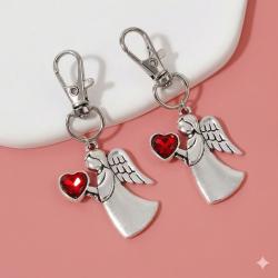Brelok aniołek serce komunia podziękowanie dla...