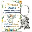 Brelok aniołek komunia podziękowanie dla gości upominek