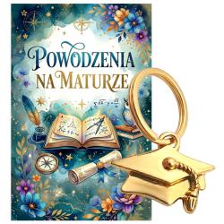 Brelok czapka absolwenta matura upominek...