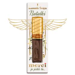 Podziękowanie komunijne merci personalizowane...