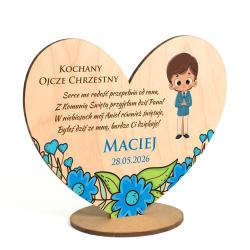 Podziękowanie dla chrzestnego Komunia statuetka...
