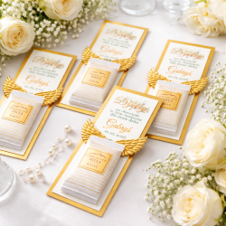 Podziękowanie dla gości Komunia czekoladka...