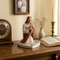 Stojak na różaniec Jezus figurka komunijna prezent