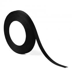 Wstęga wstążka do medali satynowa czarna 6 mm 32 m