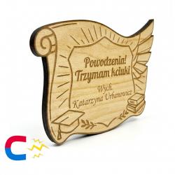 Magnes z grawerem dla nauczyciela prezent szkolny