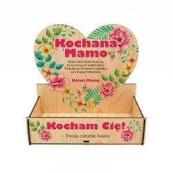 Flowerbox Dzień Mamy drewniane podziękowanie z...