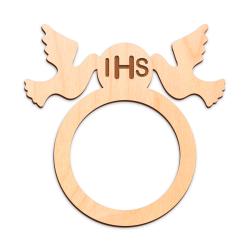 Serwetnik komunijny gołąb IHS dekoracja stołu...