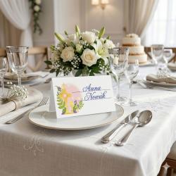 Winietka komunijna personalizowana imiona gości...