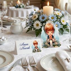 Winietki komunijne chłopiec personalizowane...