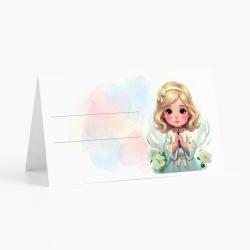 Winietki komunijne dziewczynka personalizowane...