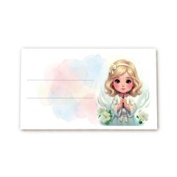 Winietki komunijne dziewczynka personalizowane...