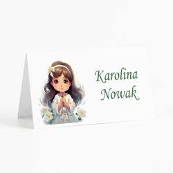 Winietki komunijne dziewczynka imienne...