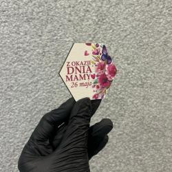 Magnes w kształcie heksagonu na Dzień Mamy -...