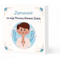 Zaproszenie komunijne dla chłopca z chłopcem klasyczne