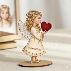Statuetka anioł dziewczynka z imieniem 13 cm