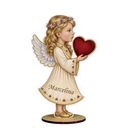 Statuetka anioł dziewczynka z imieniem 20 cm