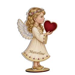 Statuetka anioł dziewczynka z imieniem 20 cm