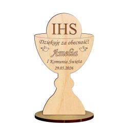 Statuetka kielich komunia podziękowanie dla...