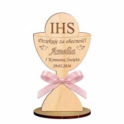 Statuetka kielich komunia podziękowanie dla...