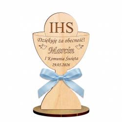 Statuetka kielich komunia podziękowanie dla...